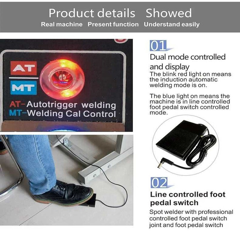 Sunkko 737G+ Aparat profi sudura puncte acumulatori Li-Ion Sunkko 737G+ Aparat profi sudura puncte acumulatori Li-Ion